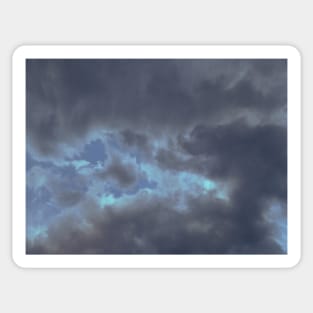 Cloudy Sky | Grey Clouds | Storm | Rainy Photo Sticker